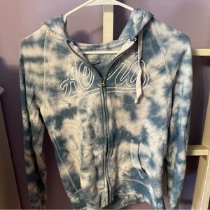 Tie dye zip up
